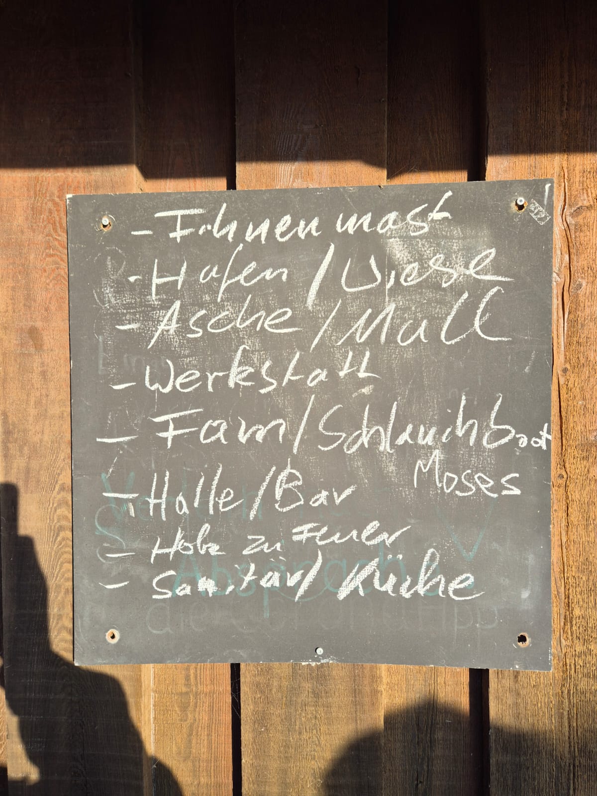 Saison Aufbau